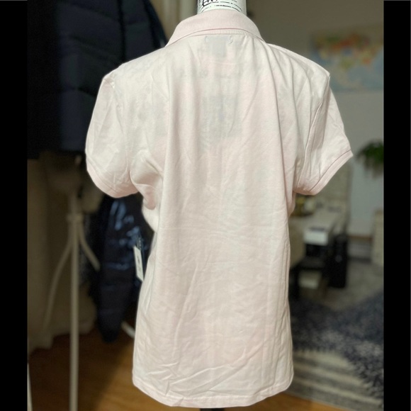 NWT Women's X-Large US Polo ASSN Short Sleeve Logo Print Polo Shirt In Pink - Picture 3 of 10